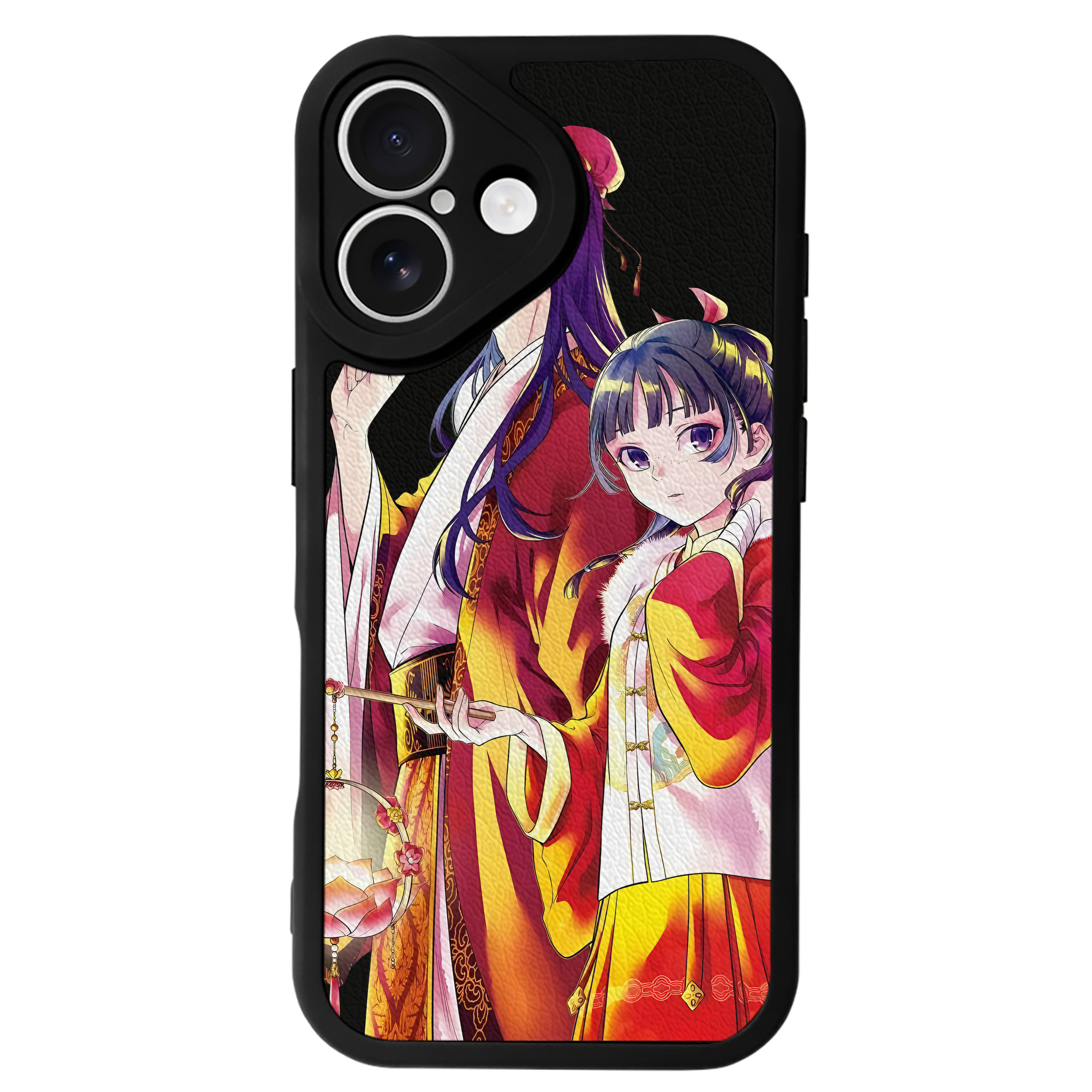 （画像用） 薬屋のひとりごと The Apothecary Diaries 【iPhone 16シリーズ対応】シリコンスマホケース（レザー調） 材質：シリコン